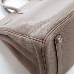 Pre Owned Hermes Gris Touterelle Togo Birkin 35