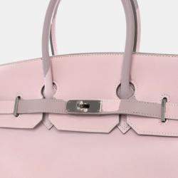 Pre Owned Hermes Rose Dragee Swift Birkin 35