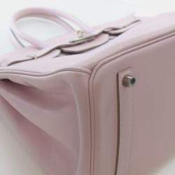 Pre Owned Hermes Rose Dragee Swift Birkin 35
