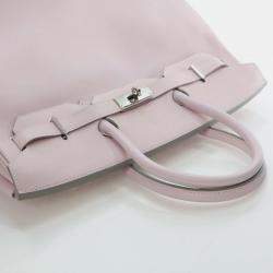 Pre Owned Hermes Rose Dragee Swift Birkin 35