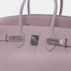Pre Owned Hermes Rose Dragee Swift Birkin 35