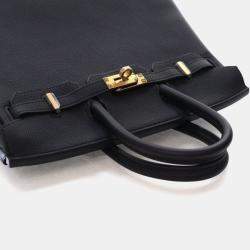 Pre Owned Hermes Noir Togo Birkin 25