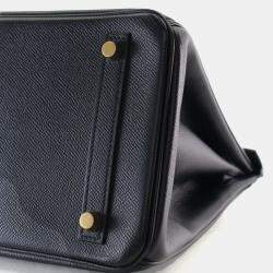 Pre Owned Hermes Noir Epsom Birkin 30