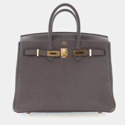 Pre Owned Hermes Etain Togo Birkin 25