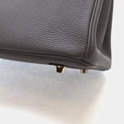 Pre Owned Hermes Etain Togo Birkin 25