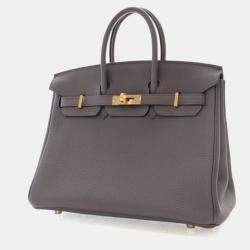 Pre Owned Hermes Etain Togo Birkin 25