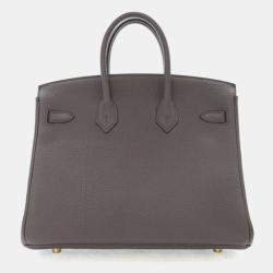 Pre Owned Hermes Etain Togo Birkin 25