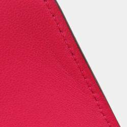 Pre Owned Hermes Constance Long Rose Extreme Wallet  Epson