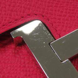 Pre Owned Hermes Constance Long Rose Extreme Wallet  Epson