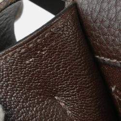 Pre Owned Hermes Cacao Fjord Etriviere Shoulder Bag