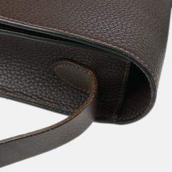 Pre Owned Hermes Cacao Fjord Etriviere Shoulder Bag