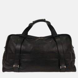 Pre Owned Hermes Black Sikkim Arion 50 Travel Bag
