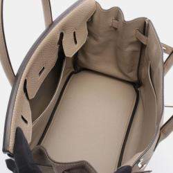 Pre Owned Hermes Birkin 30 Trench Togo Leather Tote Bag