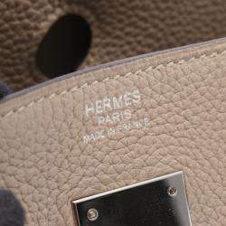 Pre Owned Hermes Birkin 30 Trench Togo Leather Tote Bag