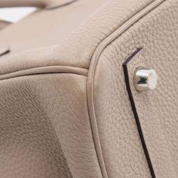 Pre Owned Hermes Birkin 30 Trench Togo Leather Tote Bag