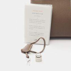 Pre Owned Hermes Birkin 30 Etoupe Grey Togo Leather Tote Bag