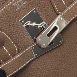 Pre Owned Hermes Birkin 30 Etoupe Grey Togo Leather Tote Bag