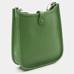 Pre Owned حقيبة هيرمس إيفلين 16 جلد توريلون كليمونس فيرت يوكا كروس بودي