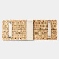 Pre Owned Hermes Kelly Picnic Nata/Natural Swift Leather Willow Size 35