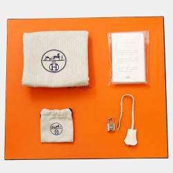 Pre Owned Hermes Kelly Picnic Nata/Natural Swift Leather Willow Size 35