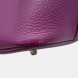 Pre Owned Hermes Picotin Lock Anemone Taurillon Clemence MM