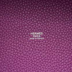 Pre Owned Hermes Picotin Lock Anemone Taurillon Clemence MM