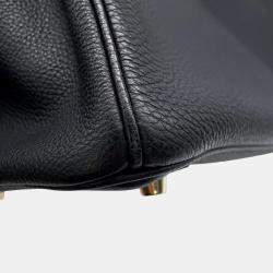 Pre Owned Hermes Birkin Black Togo Leather Size 30