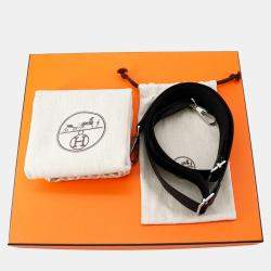 Pre Owned Hermes Evelyne3 Black Taurillon Clemence PM