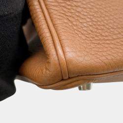 Pre Owned Hermes Birkin Gold Togo Leather Size 25