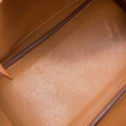 Pre Owned Hermes Birkin Gold Togo Leather Size 25