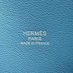Pre Owned Hermes Bolide 1923 New Blue Jean Epsom Size 30