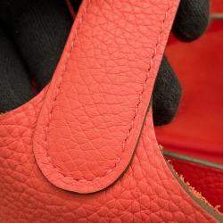 Pre Owned Hermes Picotin Lock Rose Texas Taurillon Clemence PM
