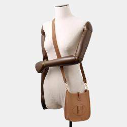 Pre Owned Hermes Evelyne Halzan Taurillon Clemence TPM