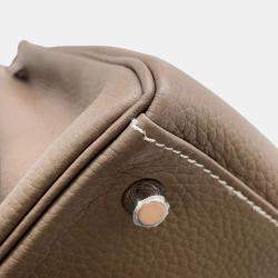 Pre Owned Hermes Kelly Retourne Etoupe Togo Leather Size 28