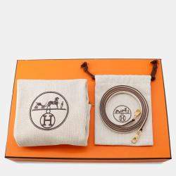 Pre Owned Hermes Bolide 1923 Nata Chevre Myzore Goatskin Mini