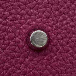 Pre Owned Hermes Picotin Lock 26 Rose Purple Taurillon Clemence Tote