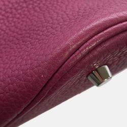Pre Owned Hermes Picotin Lock 26 Rose Purple Taurillon Clemence Tote
