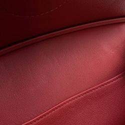 Pre Owned Hermes Tutti Frutti Rouge Grenat Swift Leather Tadelakt Leather Size 23