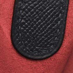 Pre Owned Hermes Evelyne 1 PM Rouge Vif Courchevel  Shoulder Bag