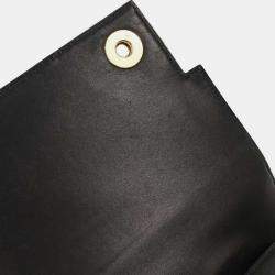 Pre Owned Hermes Black Box Calf Piano Handbag