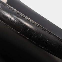 Pre Owned Hermes Black Box Calf Piano Handbag
