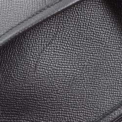 Pre Owned Hermes Black Epsom Evelyne 3 GM Shoulder Bag