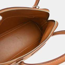 Pre Owned Hermes Gold Taurillon Clemence Bolide 31 2way Handbag