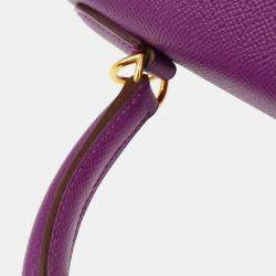 Pre Owned Hermes Anemone Epsom Kelly 28 Sellier 2way Handbag