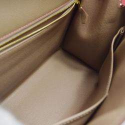 Pre Owned Hermes Gray/Pink Epsom Kelly 28 Sellier 2way Handbag
