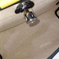 Pre Owned Hermes  NEW ZIP Herbag Small Multicolor Fabric and Leather Bag