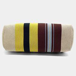 Pre Owned Hermes  NEW ZIP Herbag Small Multicolor Fabric and Leather Bag