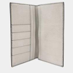 Pre Owned Hermes Grey Leather MC2 Fleming Jungle Long Wallet