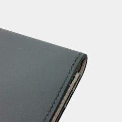 Pre Owned Hermes Grey Leather MC2 Fleming Jungle Long Wallet