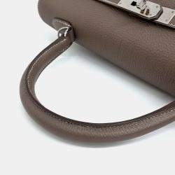 Pre Owned Hermes Brown Leather Kelly 35